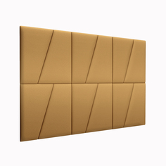 Мягкие обои Eco Leather Gold 50х50DP см 2 шт. Tartilla