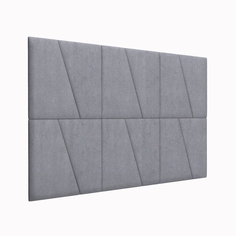 Мягкие обои Alcantara Gray 50х50DL см 2 шт. Tartilla