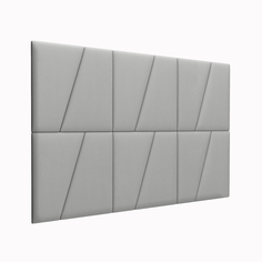 Мягкие обои Eco Leather Grey 50х50DP см 2 шт. Tartilla