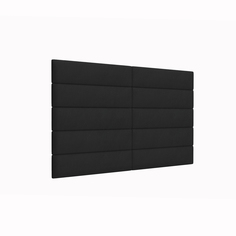 Мягкие обои Eco Leather Black 15х60 см 2 шт. Tartilla