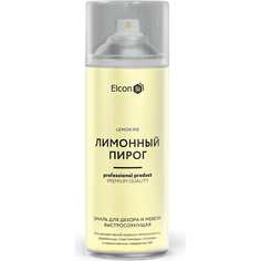 Elcon Быстросохнущая краска для предметов декора, лимонный пирог, аэрозоль 520 мл 00-00462