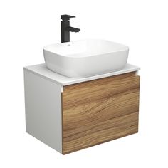 Комплект для ванной,3 предмета(тумба Bau Dream Blackwood 60+раковина BAU Still, смеситель) Bauedge