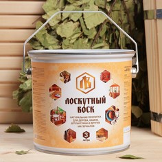 Влаго-биозащитная пропитка "Лоскутный воск" 3л No Brand