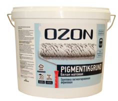 OZON Грунтовка пигментированная под обои OZON Pigmentikgrund ВД-АК-052М-14 белая морозост Ozone