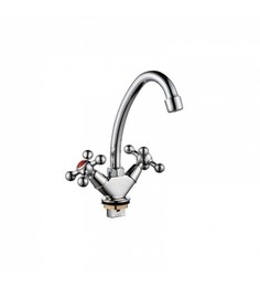 Смеситель для мойки с крестовыми маховиками и гайкой Do.Korona DK-42-01A-361 Dokorona