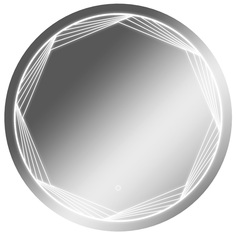 Зеркало Домино Монако 700х700 с подсветкой