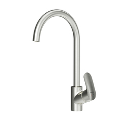 Смеситель для кухни с фильтром AM.PM Chik F8207711, поворотный излив 234мм, сатин