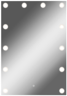 Зеркало Домино Любляна 1000x700 гримерное с подсветкой