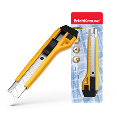 Нож канцелярский ErichKrause 18мм Universal auto-lock блистер
