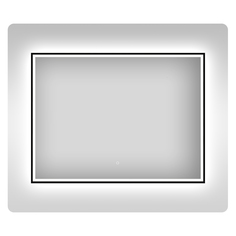 Влагостойкое зеркало с подсветкой для ванной Wellsee 7 Rays Spectrum 172201310, 85х70 см