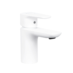 Смеситель для умывальника монолитный Evo matt white GROSS AQUA 6241297MW