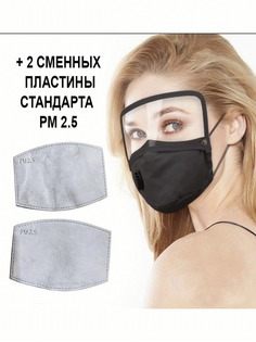 Маска разборная с экраном, черная Планета Садовод