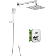 Душевой гарнитур Swedbe Platta со встраиваемым термостатическим смесителем 5559