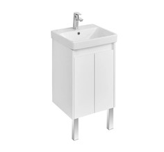 Тумба под раковину в ванную 2 створки Aquaton Сканди Doors 45 1A278701SDZ90 (без раковины)