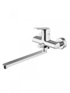 Смеситель для ванны c длинным изливом Bravat Real F6121179CP-01L
