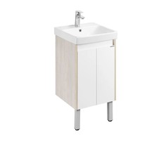 Тумба под раковину в ванную 2 створки Aquaton Сканди Doors 55 1A278801SDB20 (без раковины)
