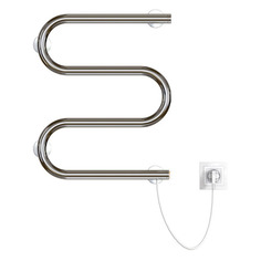 Полотенцесушитель электрический ZOX М, М-образный, 400х500 мм, 541703, хром