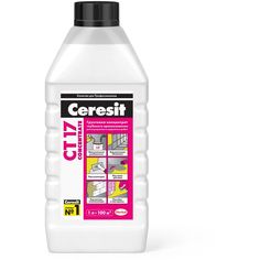 Грунтовка CT 17, концентрат, 1 л. Грунтовка глубокого проникновения Ceresit