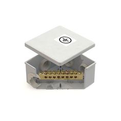 Коробка уравнивания потенциалов с шиной 6х9 63А до 10м2 85х85х40мм IP44 GE41360 Greenel