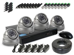 Готовая система видеонаблюдения для офиса и дома SKY-2604-5M KDM 14-A5 5mp 1609211037