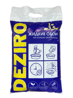 Жидкие обои Deziro ZR05-1000, оттенок бирюзовый