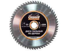Диск пильный 255х32/30 мм 60 зуб. по дереву GEPARD GP0904-60 Gepard.