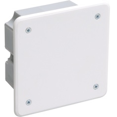 iEK Коробка распределительная для твёрдых стен IEK КМ41001, с крышкой, 92x92x45 мм