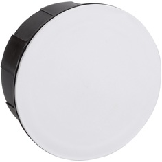 iEK Коробка монтажная для твёрдых стен IEK КМ41005, с крышкой, d70x30 мм
