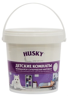 Краска моющаяся HUSKY для детских комнат база С (0,9л)