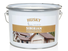 Краска для дерева акриловая HUSKY SIBERIAN белая 9л База А