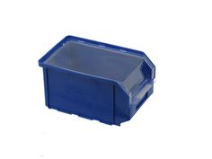 Ящик СТАРКИТ CК-2 пластиковый с прозрачной крышкой, синий, 24,5х15х12 см