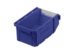Ящик СТАРКИТ CК-1 пластиковый с прозрачной крышкой, синий, 18х10х7 см