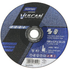 Круг отрезной Vulcan 180 x 2,5 x 22,23 A 30 S-BF41 NORTON 66252925445