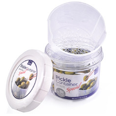 Контейнер для солений LocknLock 2-х секционный 500 мл прозрачный