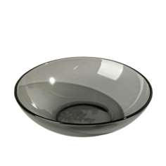 Тарелка глубокая Basilico. Lava Grey, 700 мл, d=19 см, цвет серый Ca del Vetro