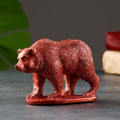 Фигура "Медведь" медь 9х11х5см Хорошие сувениры