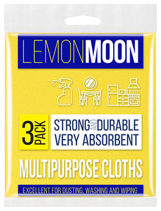 Салфетка LemonMoon универсальные абразивные 38x30 3 шт