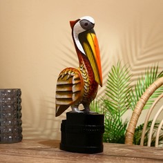 Сувенир "Пеликан" албезия 45 см No Brand