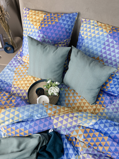 Комплект постельного белья Galtex 1.5спальный нежность поплин линеар мятный