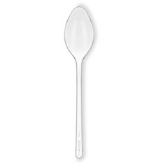 Ложка одноразовая PS 100мм, прозрачная, арт. 5020 (1500шт/кор) No Brand