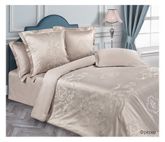 Комплект постельного белья 1,5 спальный Ecotex Эстетика Фреско сатин-жаккард