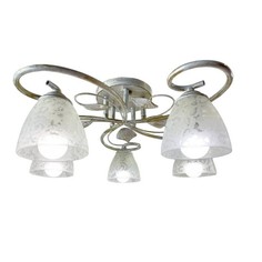 Люстра потолочная LVK 32269/5 white with gold 5хE14х60Вт D47 H18