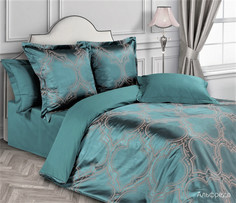 Комплект постельного белья 2 спальный с евро Ecotex Эстетика Альфредо сатин-жаккард