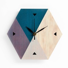 Часы настенные "Геометрия", дискретный ход Solomon