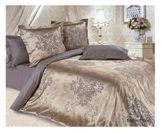 Комплект постельного белья 1,5 спальный Ecotex Эстетика Карингтон сатин-жаккард