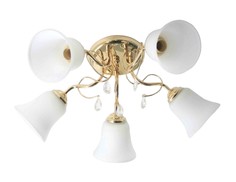 Люстра LVK C 040/5 FGD+WT D52H22 5хЕ27х60WT