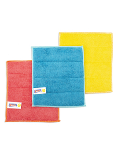 Салфетка микрофибра впитывающая SPONTEX MICROFIBRE PADS 20х17.5см 3шт