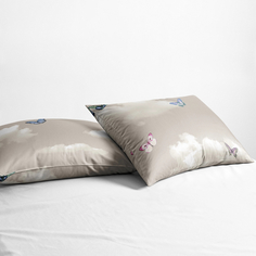 Простыня Ночь Нежна Бабочки в облаках осн. 70348-1 Поплин 1.5 сп. 215х147 я