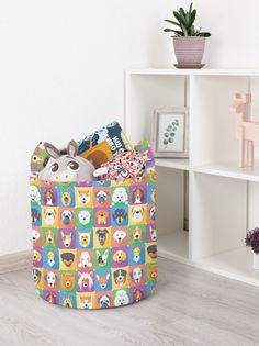 toba_378578_S Корзина для игрушек 35x35 см Joy Arty