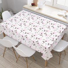 Скатерть прямоугольная на кухонный стол JoyArty "Девушка в пуантах" из оксфорда, 120x145см